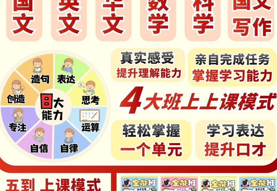 一年级至三年级全能班